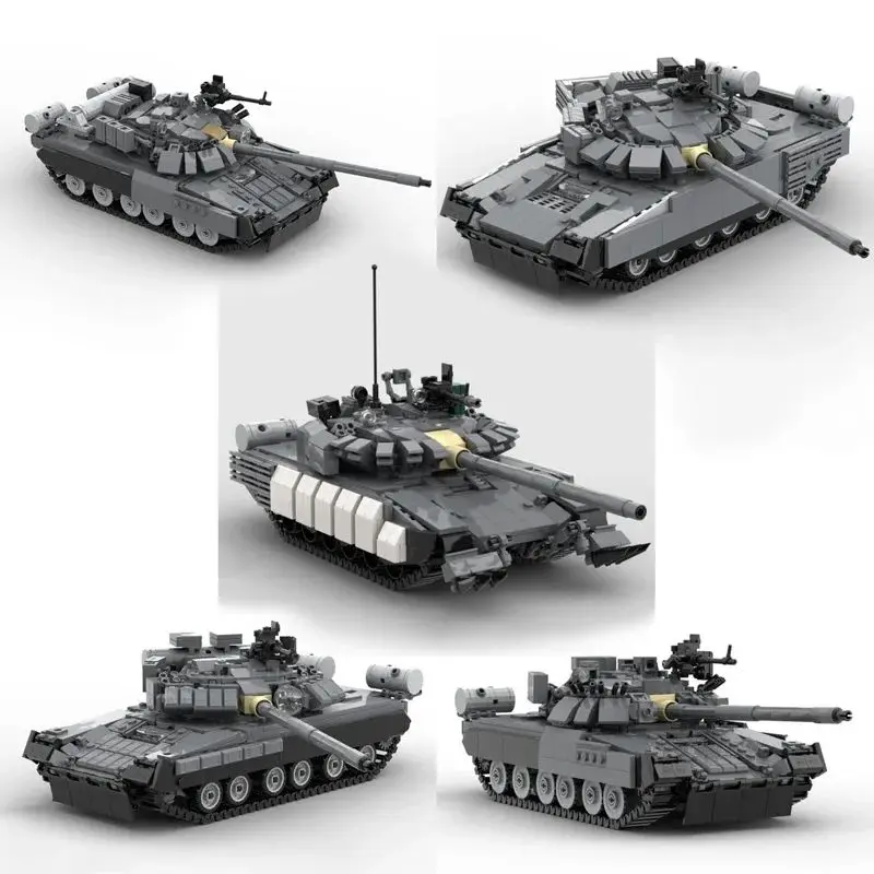 977 шт. Военная Экипировка MOC MBT новый армированный боевой танк оружие набор