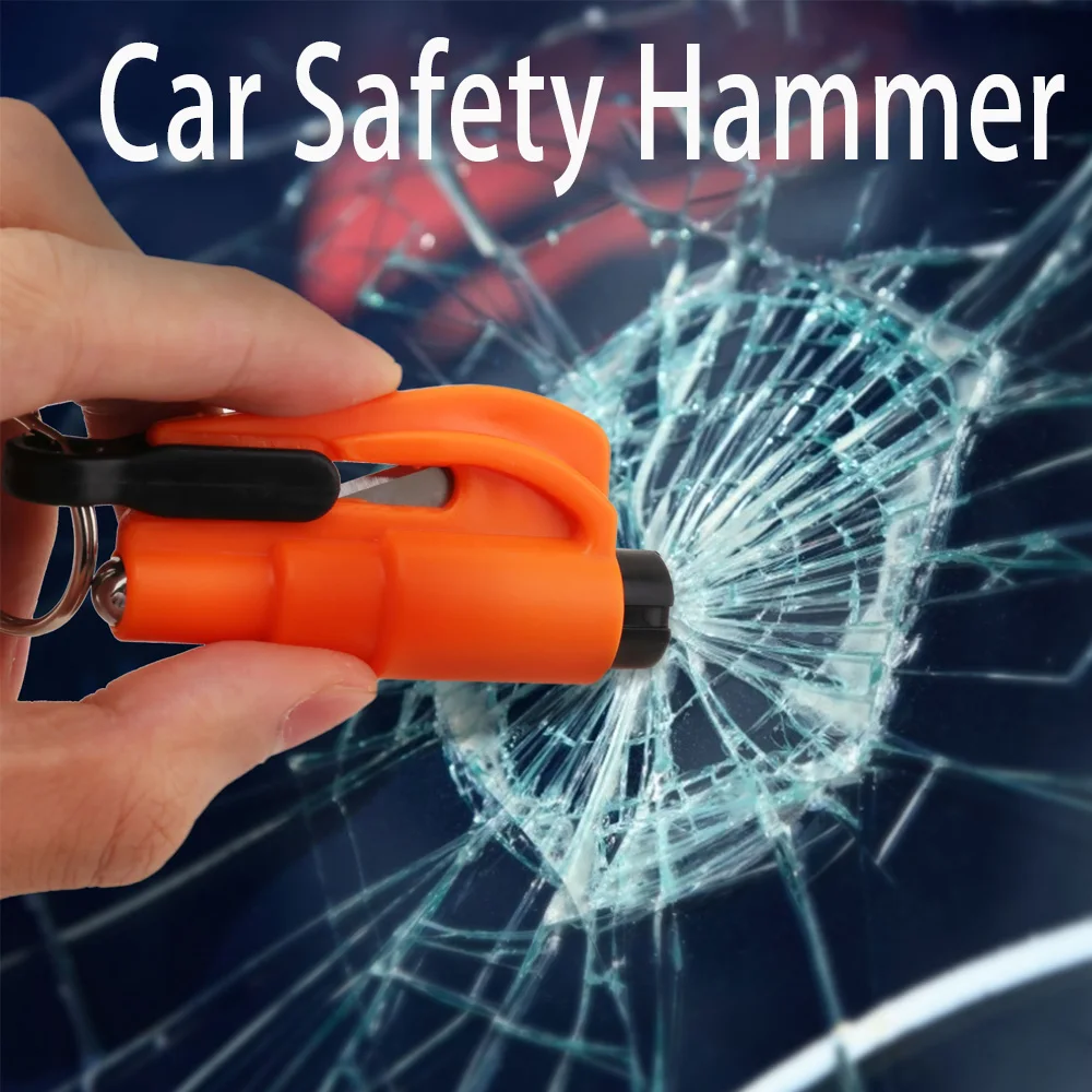 

Автомобильный молоток для безопасности, молоток для выхода из окна с пружинным типом, перфоратор для ремня безопасности, резак для ремня бе...