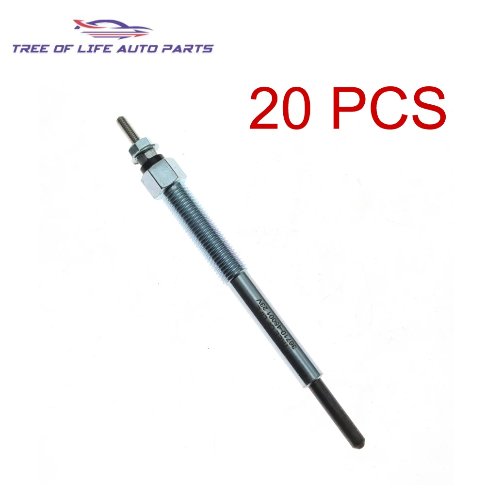Фото 20 шт., 23 В, новые свечи накаливания для Hyundai County Mighty E-County HD65 HD35 HD72 HD78 D4DD №1
