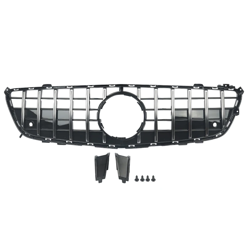 

Front Grille for Mercedes Benz SL Class R231 SL550 GT GTR Grille 63 AMG Black-Chrome Without The Camera Hole 2013-2016