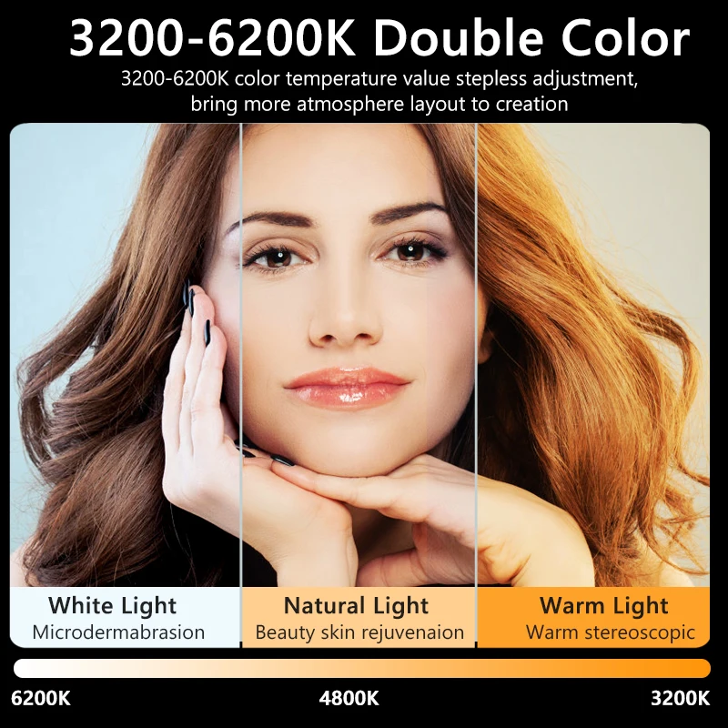LAVOKOL 6W RGB Compact Video Light Panels APP Control Mini LED Camera Lamp Smartphone Selfie Lighting Kit For Youtube TikTok |