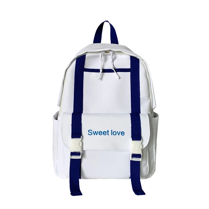 

Модный женский дорожный нейлоновый рюкзак, Студенческая Повседневная сумка для книг, школьные сумки для молодых 2022, новый милый школьный рю...