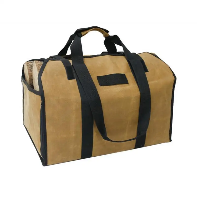 

Log Tote Bag Waterproof Firewood Carrier Tote Foldable Firewood Carrier With Handles Log Carrier Tote Wood Carrying Bag For Home