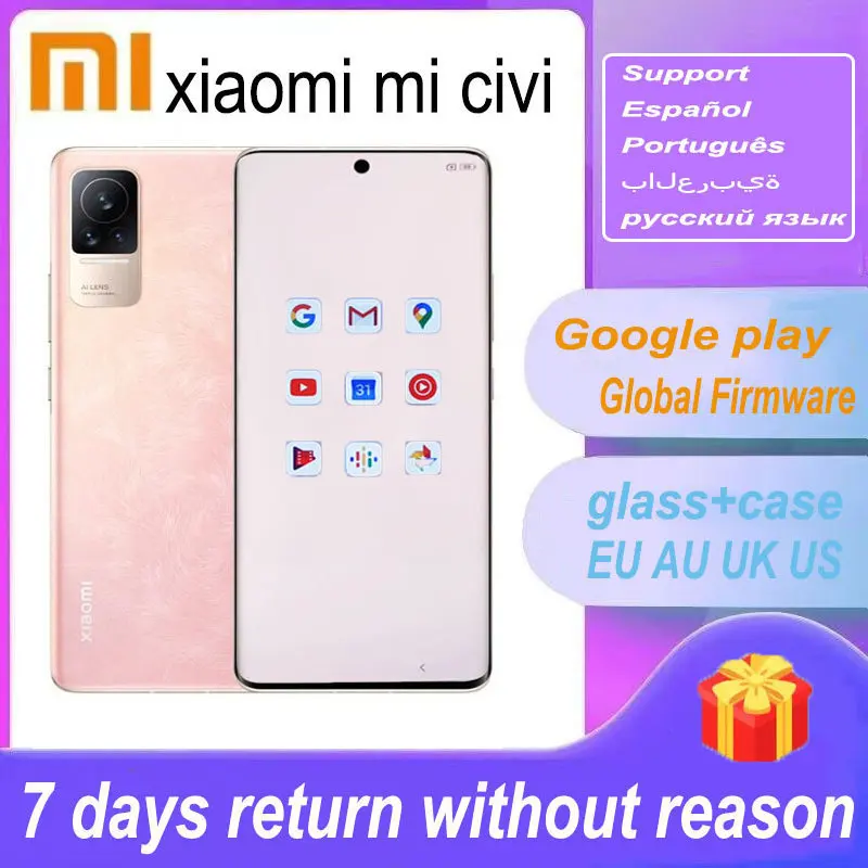 

Xiaomi Civi redmi 5G NFC Snapdragon 778G Camera Li-Po 4500mAh Battery 55W Display Android
