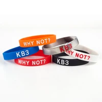 6pcs kb3 why not silicone bracelet men lovers sporty westbrook no 0 the same style basketball wristbands retail wholesale sh299