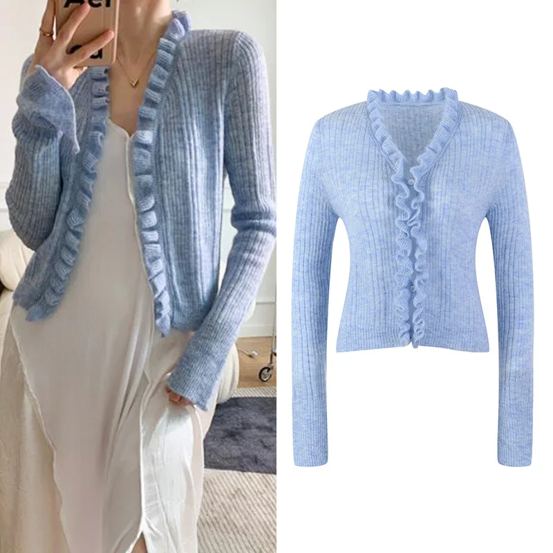 

Sweater y2k korean style vintage women fashion mujer kawaii cute oversize plus size 2020 2021 aesthetic sueter knitted top