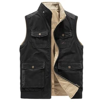 2022 clothes men stylish vests fishing camping big size l 8xl work wear trekking tactical vest sports jackets casual mens coats
