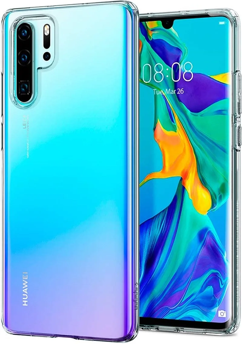 

Shockproof Liquid Crystal Clear Silicone Case For Huawei P40 Pro P20 P30 Lite Mate 20 10 30 Lite P10 Smart 2019 Full Cover