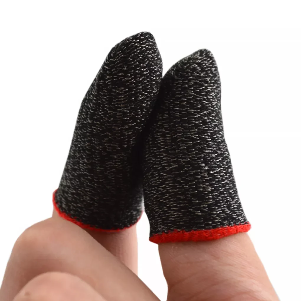 

Gaming Finger Sleeve Breathable Fingertips For Games Anti-Sweat Touch Screen Finger Cots Mobile Touch Nylon Knitted Screen Glove