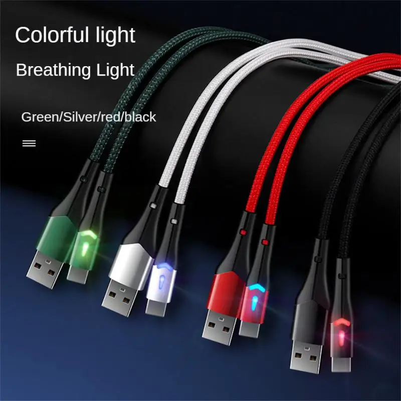 

The Charging Cable Is Made Of Precision Nylon Braided Wire Charging Cable Flexible And Tensile Pull Fast Charging Data Cable