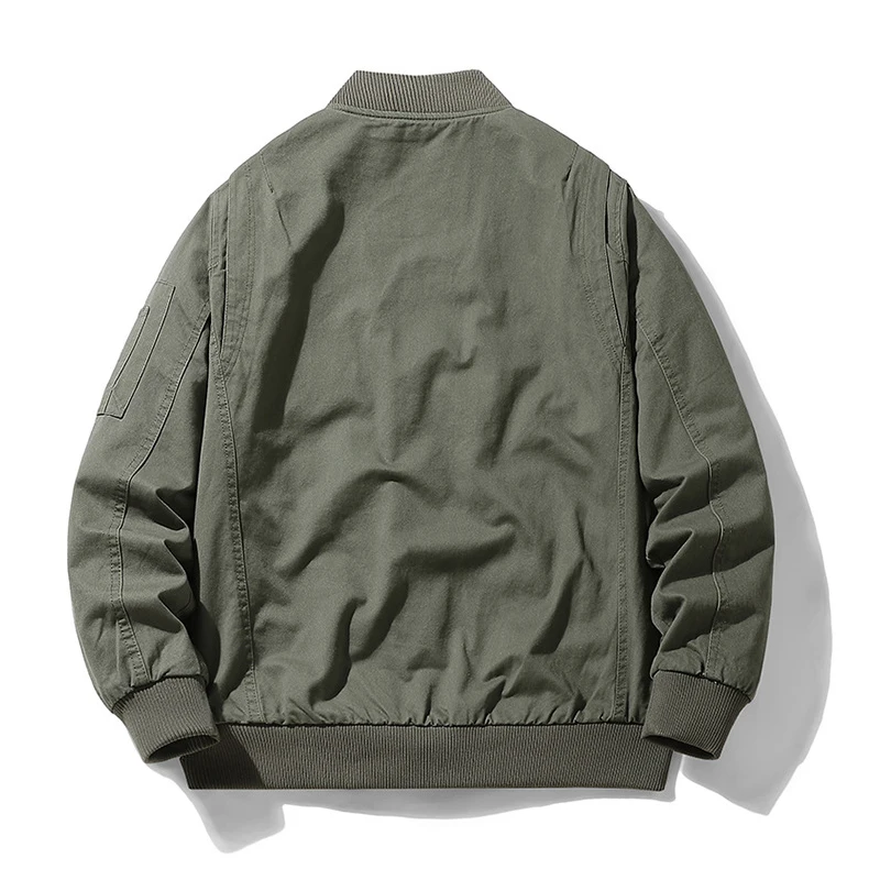 Куртка-пилот мужская оверсайз из чистого хлопка Классическая Свободная
