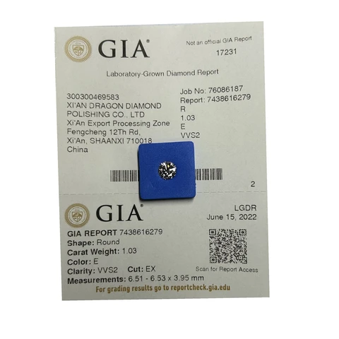 Meisidian 100% Lab вырощенный алмаз 1 карат D E F G VS1 VVS2 отличная резка GIA CVD алмаз