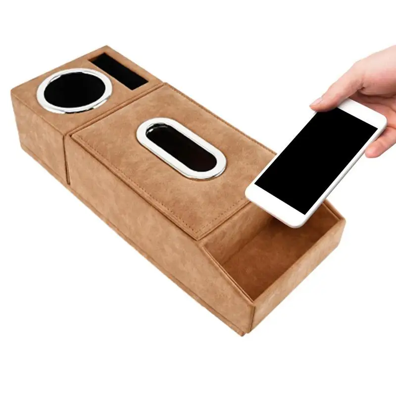 

Держатель для салфеток, органайзер для кофейной чашки, воды, автомобильный ящик для хранения, держатель для напитков, коробка, органайзер для салфеток, лоток