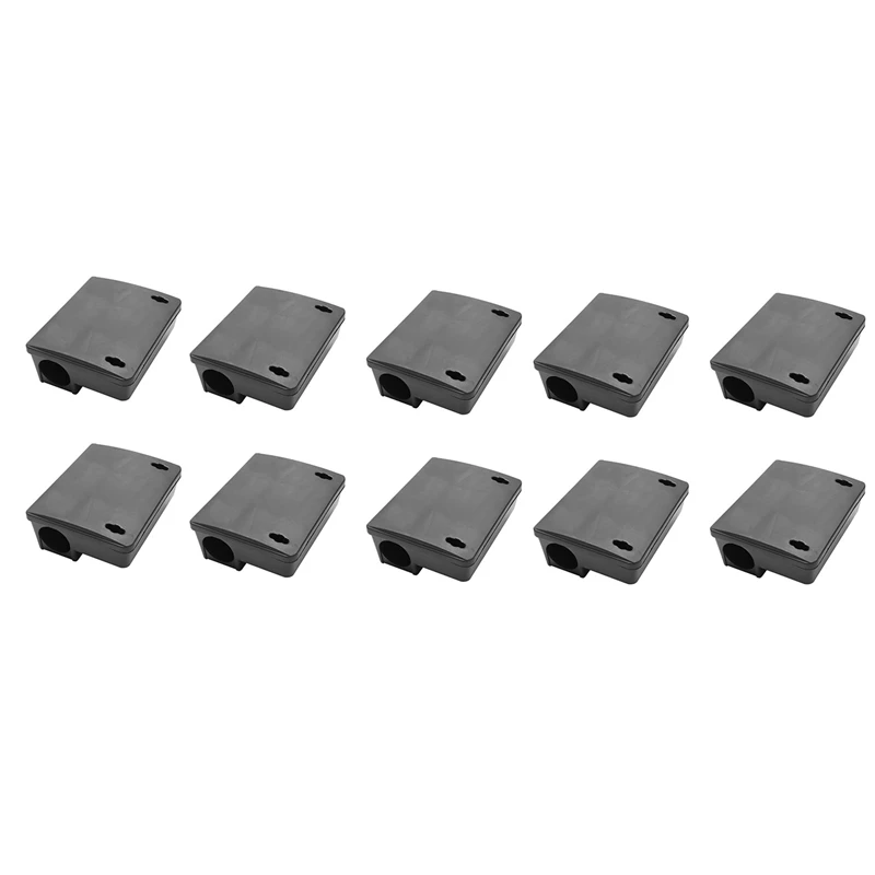 

10X Профессиональный грызун приманка блок станция Коробка Чехол ловушка и ключ для крысы мыши