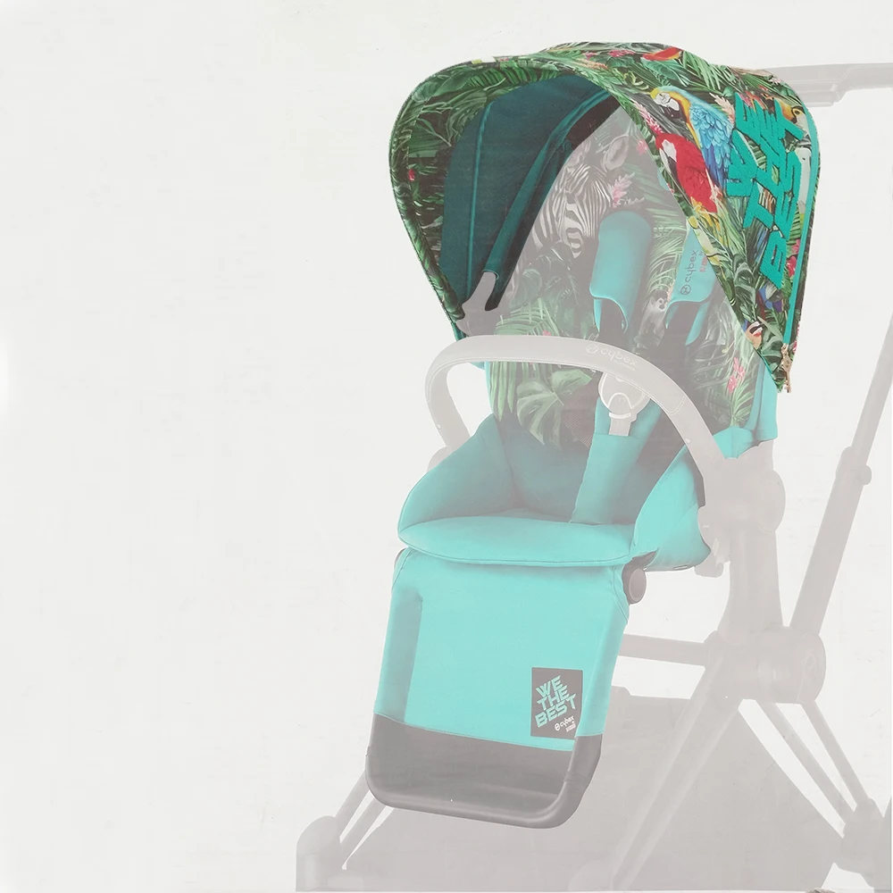Фото Солнцезащитный козырек для коляски Cybex Priam 4, синий, средний размер, замена крыши для коляски, аксессуары для младенцев №2