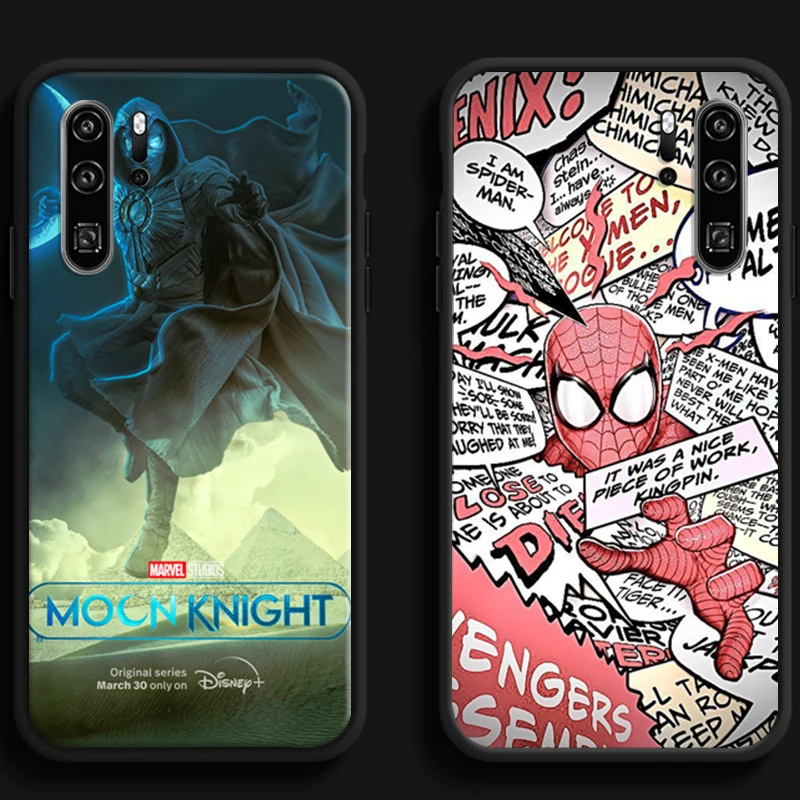 

Marvel Spiderman Phone Cases For Huawei Honor Y6 Y7 2019 Y9 2018 Y9 Prime 2019 Y9 2019 Y9A Cases Soft TPU Back Cover Coque