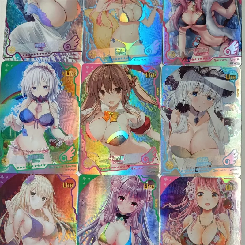 

Anime Goddess Stunner Kalori Rem Collection Card Girl Card Swimsuit Goddess Series Boy Birthday Gift DesktopTtoy