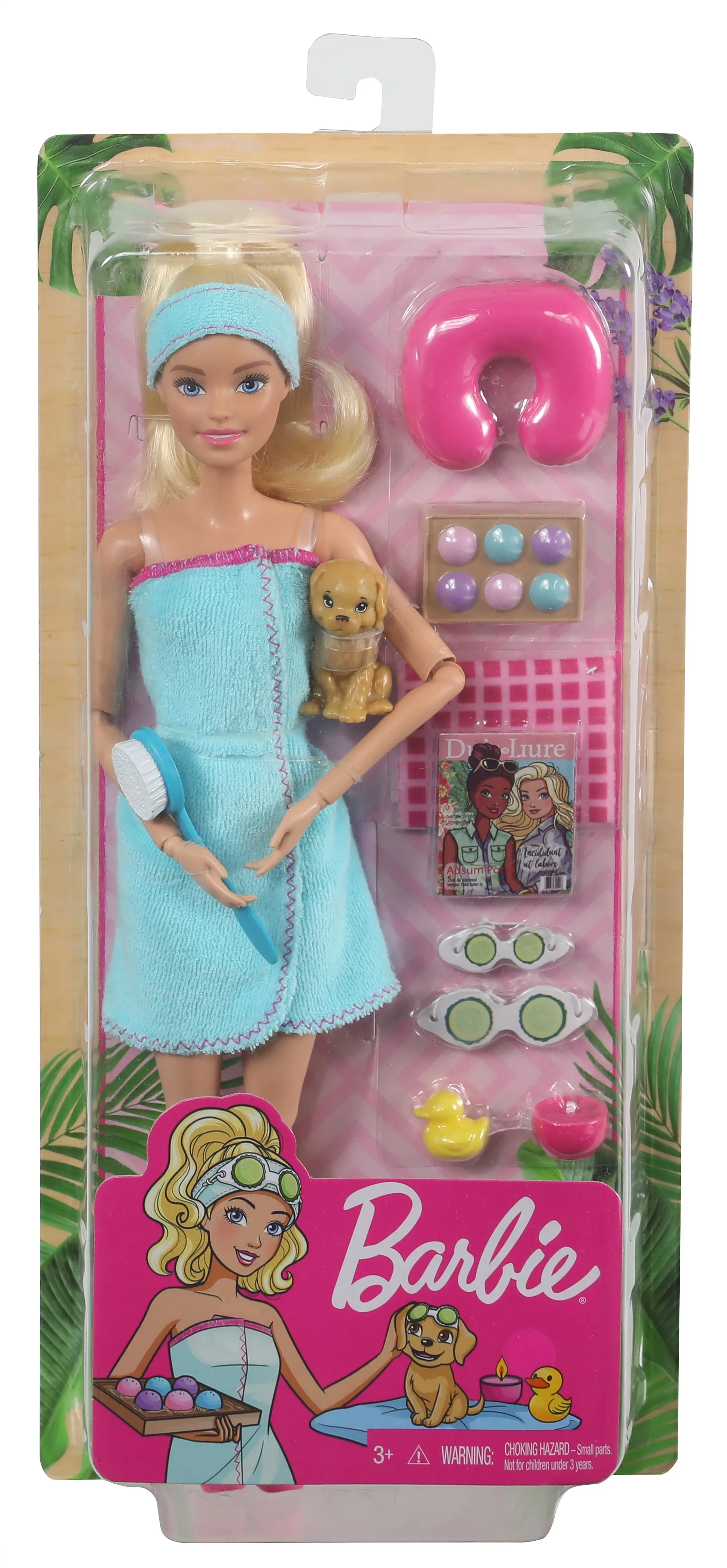 Набор Barbie Релакс кукла+питомец SPA-процедуры GJG55 |