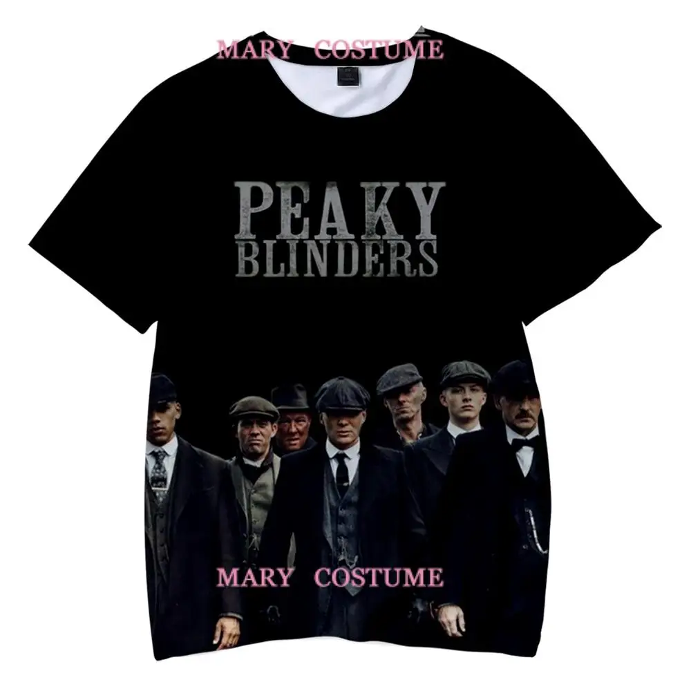 

Женская футболка с коротким рукавом и принтом «peaky blinders»