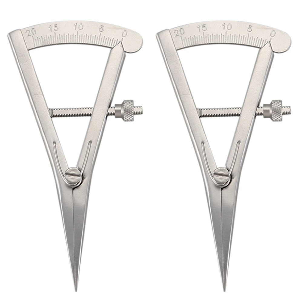 

Металлический зубной калибр, суппорт для колена, ортопедический инструмент для лаборатории, 2 шт.