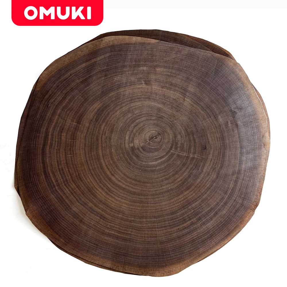 Натуральный круглый деревянный шпон ручной работы для столярных работ