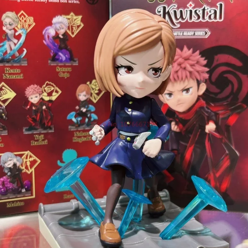 Фото Jujutsu Kaisen Blind Box Satoru Gojon Itadori Yuji Action Doll Cute Fushiguro Megumi Kugisaki Nobara Doll Anime Figure Toys Gift №5