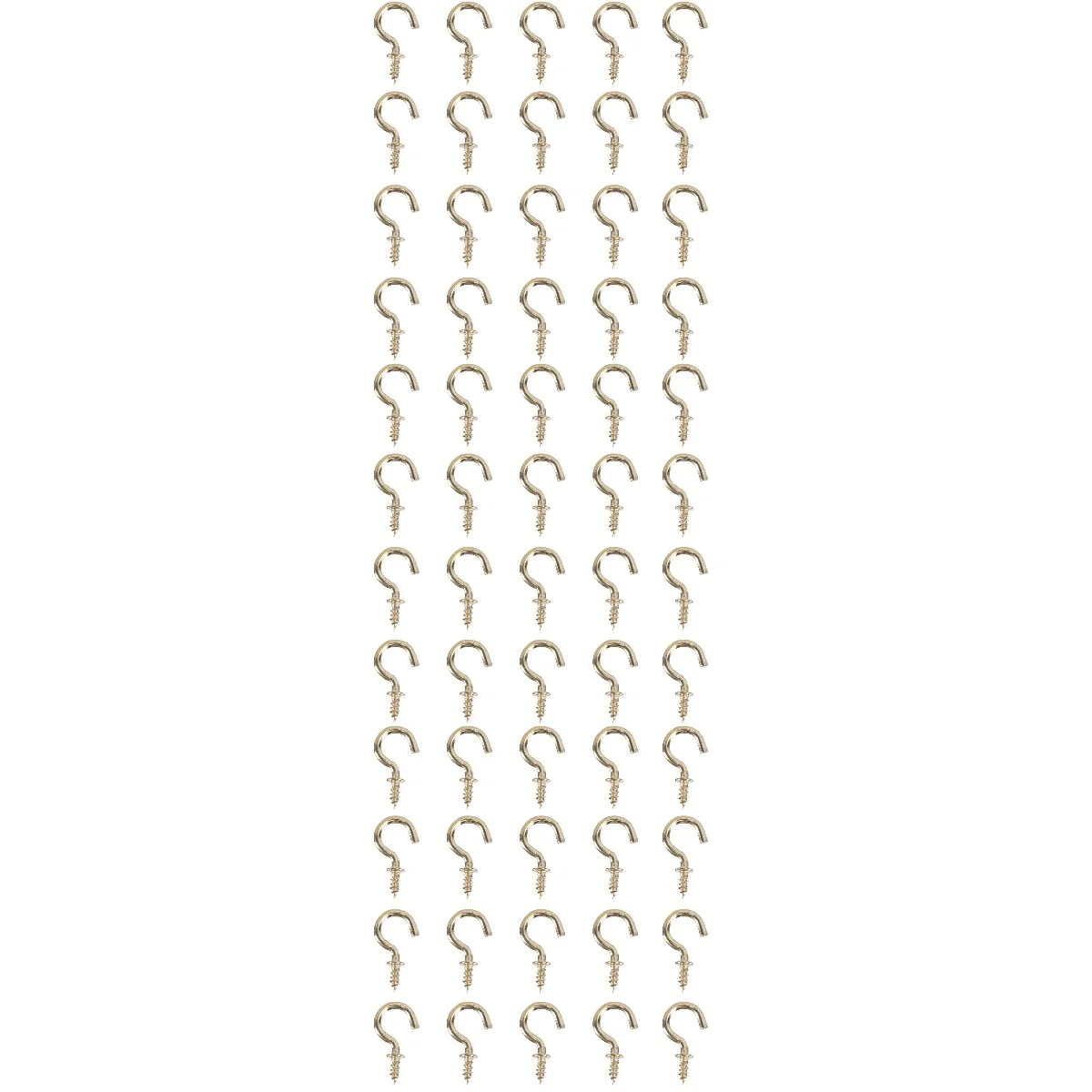 

Pack of 20 Copper Plated Wind Chime Hangers Metal Cup Hooks Kitchen Hooks Screw- in Wall Hooks Screw Hooks for Hanging