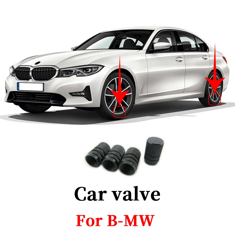 4 шт. автомобильный значок Клапан металлический дверной сердечник креативные