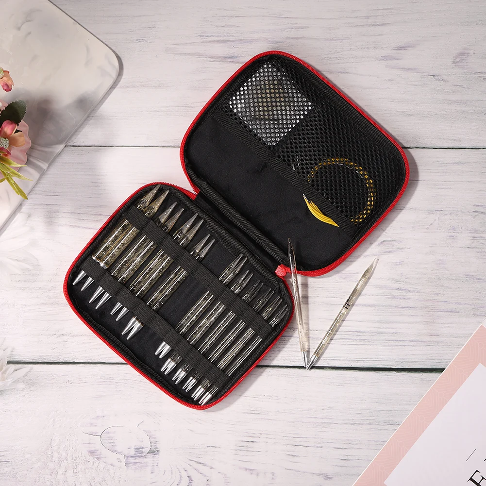 

11pcs DIY Crochet Hooks Set Circular Knitting Needles Yarn Weave Needles Arts Craft Tool Household Sewing Accessories