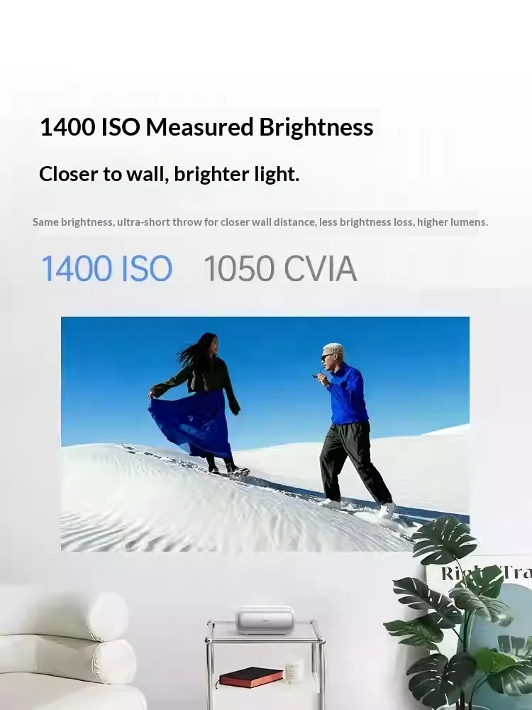 Фото Проектор JMGO O3, трехцветный лазерный, 4K, 10500 люмен, 10000:1, ультравысокая динамическая контрастность, интеллектуальное предотвращение препятствий №4