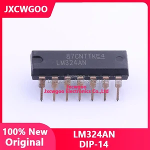 10PCS 100% new imported original LM324AN LM324 DIP-14 Operational amplifier chip