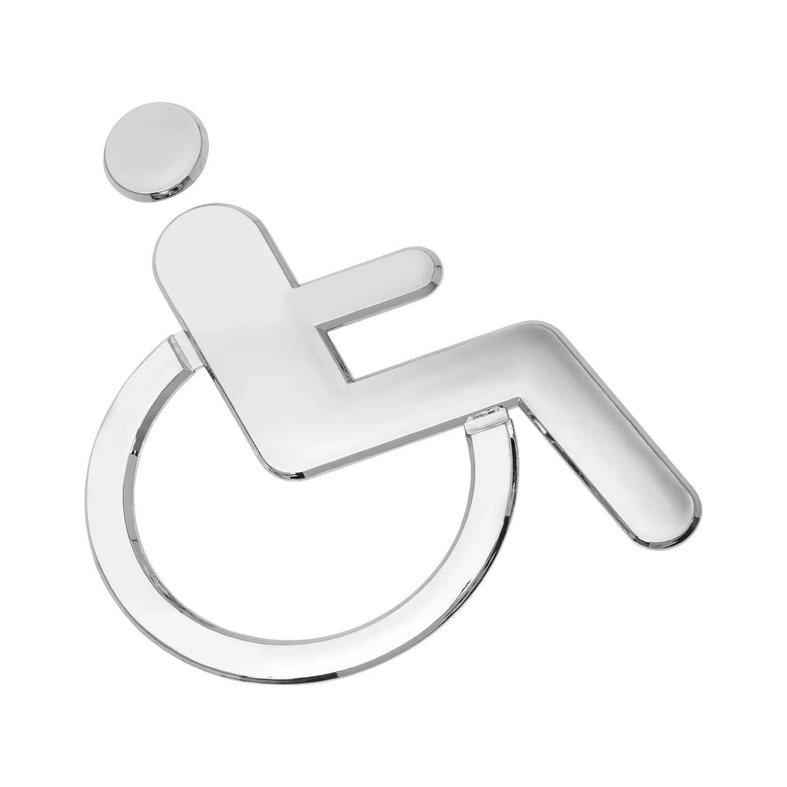 

Wheelchair Disabled Toilet Sign ABS Restroom Sign for Disabled People