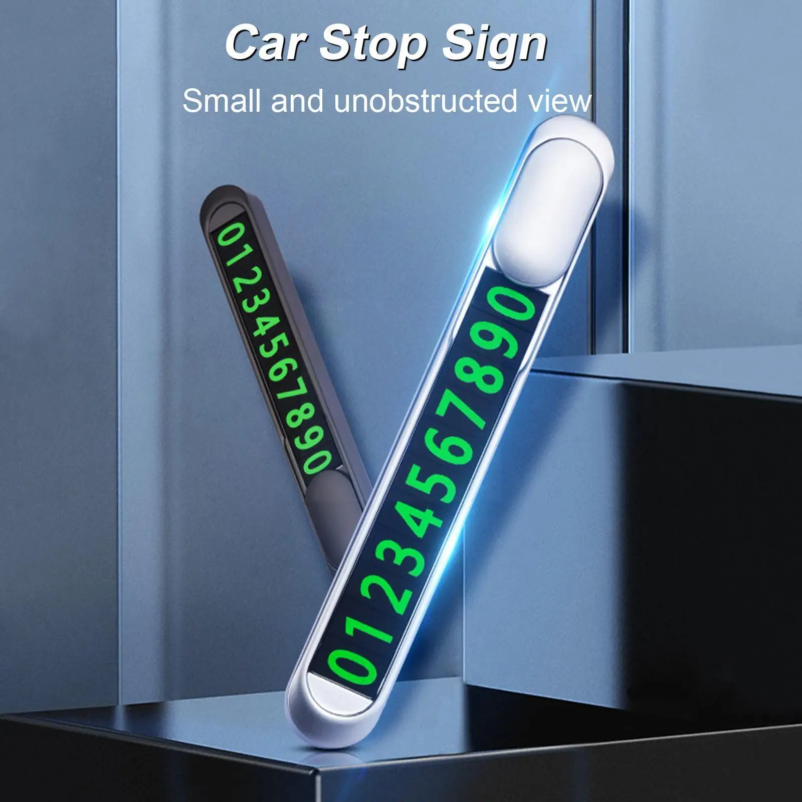 

Наклейка для таблички с номером телефона, аксессуары для карт, термостойкость для парковки из цинкового сплава Nu V7Z2