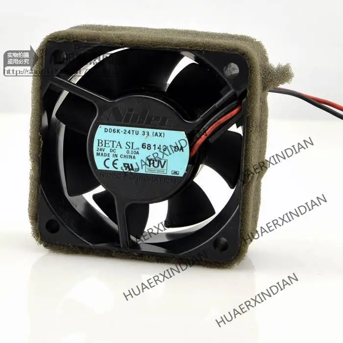 Новый комплект для сборки охлаждающего вентилятора 6025 D06K-24TU 33(AX) 24V 0,10
