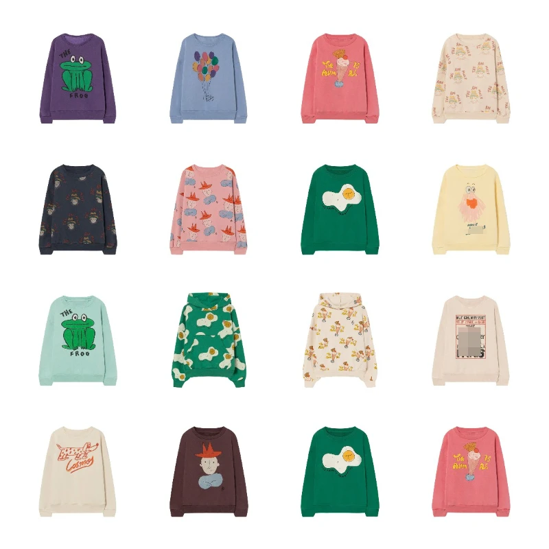 

Детская толстовка для мальчиков и девочек, осень и зима, флисовые пуловеры с длинным рукавом и принтом Ins, свитер