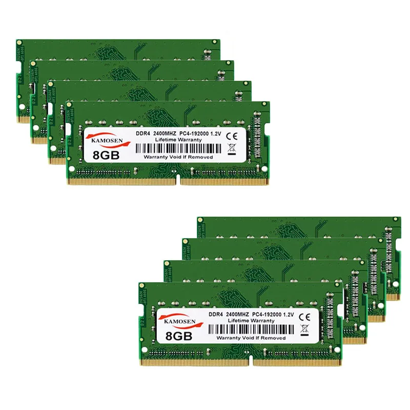 

100pcs Memory Ram DDR4 4GB 8GB 16GB 2133 2400 2666 3200 cm PC4 17000 19200 21300 1.2V Sodimm Notebook Ddr4 Laptop Memory RAM