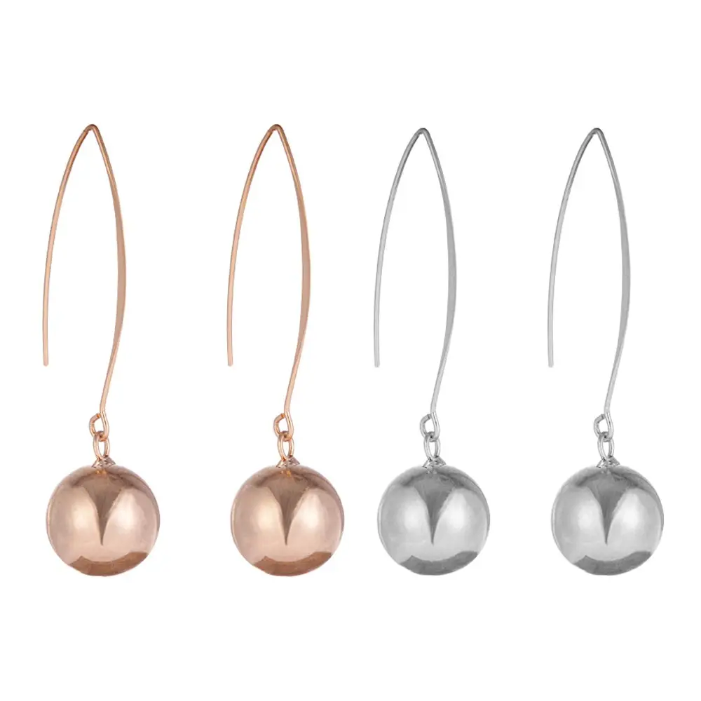 

New 2023 Designer Brincos Fashion Shiny Trendy/bijoux Alloy Round Shape Pendant Popular Drop Earrings Jewelry For Women