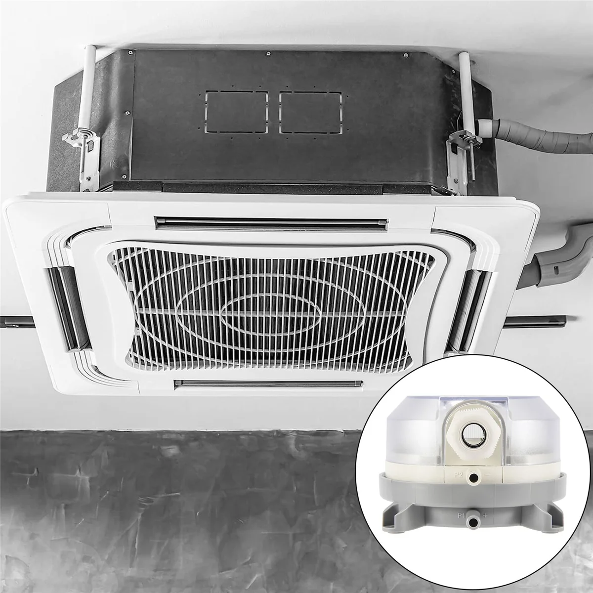 Регулируемый воздушный переключатель микродавления