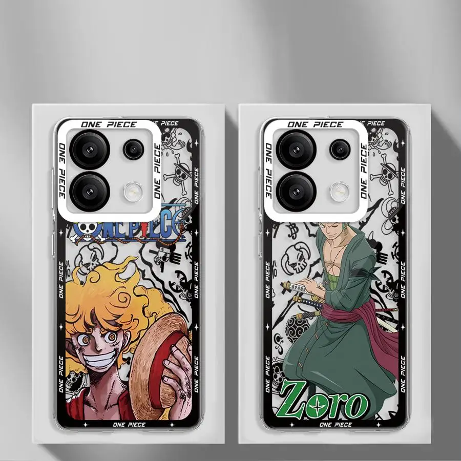 Anime Zoro Luffy Phone Case for Samsung Galaxy A52 A31 A50 A22 A72 5G A32 A51 A71 4G A21s A12 A52s Transparent Soft Cover Funda