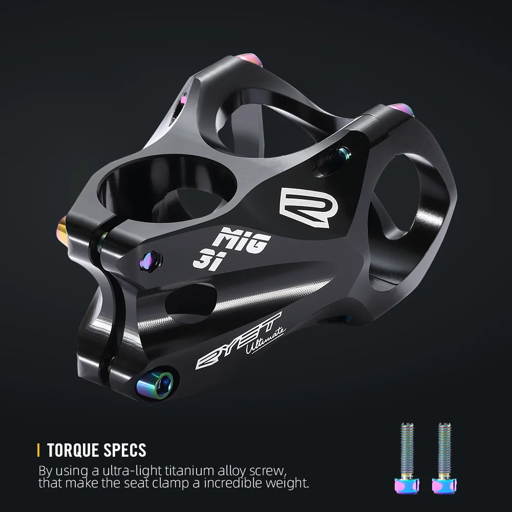 

Высокопрочный легкий велосипедный стержень RYET MTB CNC алюминиевый сплав 0 градусов Rise DH AM Enduro для руля велосипеда 31,8 мм