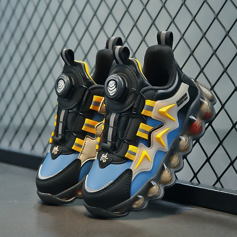 

Kids Shoes 2022 Winter Keeping Children's Sneakers with Rotating Buckles Skid Resistant Light Casual Children's Shoes Sneakers