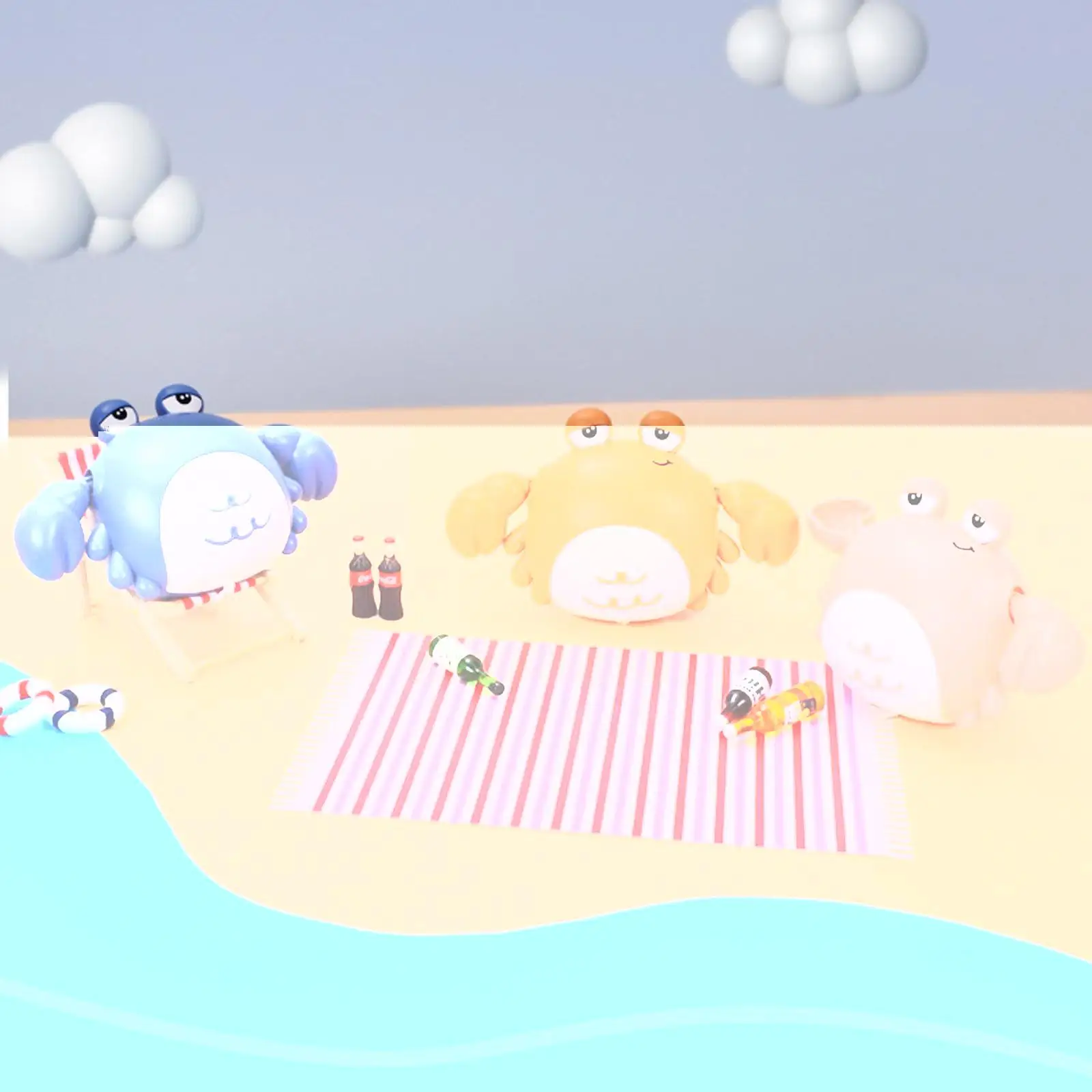 Cartoon Crab Bath Toy Funny Little Crab Swimming Clockwork Baby Water Children Bathtub Toy Shower Gift Floating Pool Cute T K4p1