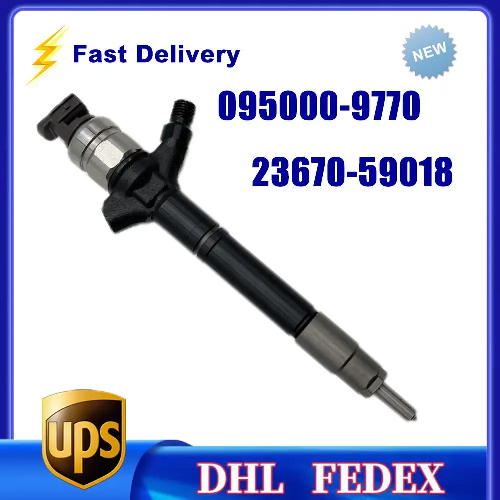 095000-9770 Diesel Fuel Injector 23670-59018 2367059018 For Toyota Land Cruiser