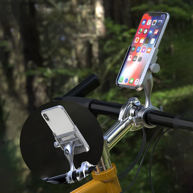 

Motorcycle Mobile Phone Holder 4-6.7 Inch Mountain Bike Mobile Phone Holder Handlebar Mobile Phone Support Mount