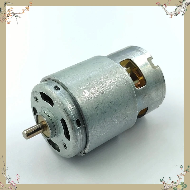 Фото Высокоскоростной электродвигатель MABUCHI RS-775WC-A010 CCW15 42 мм, 775, 12-18В, 20000 об/мин, с валом 5 мм, для электроинструментов и дрелей №5