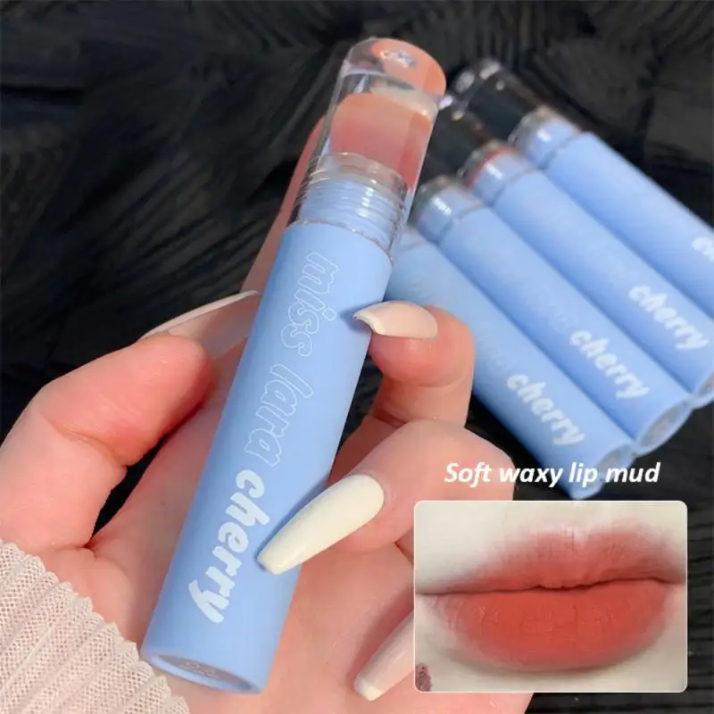 

Miss Lara Lipstick Matte Velvet Lip Gloss 5 Colors Long-Lasting Waterproof Women Sexy Maquillage Cosmetics Gift TSLM1