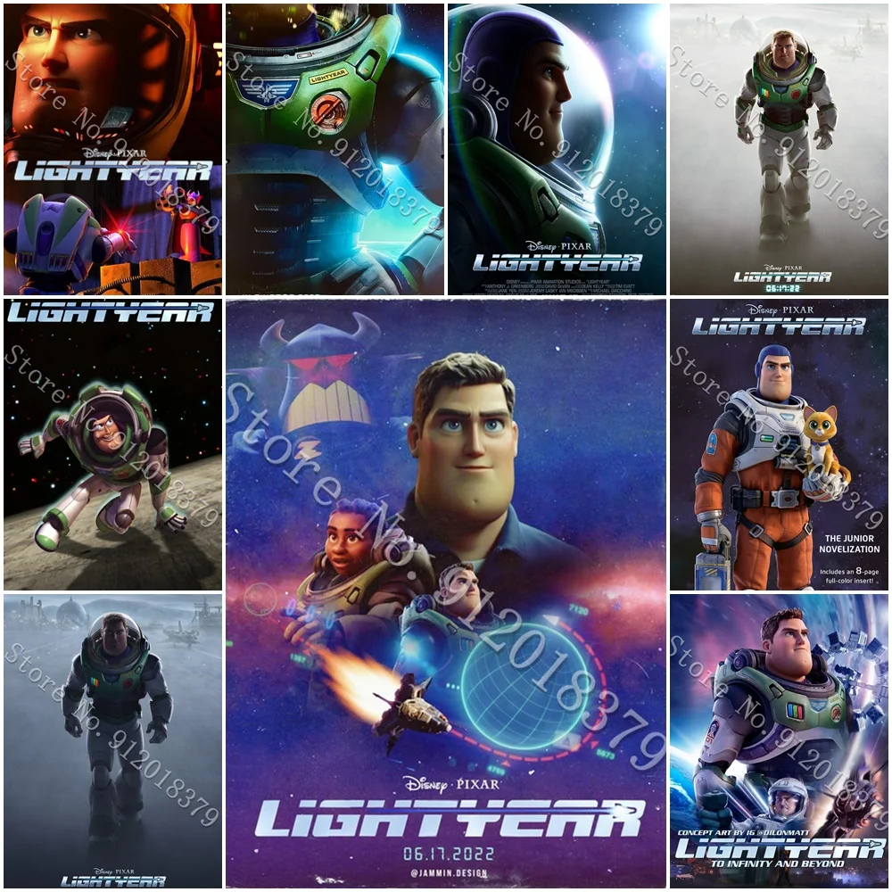 

Disney Lightyear Movie Metal Tin Sign Cartoon Anime Buzz Lightyear Print Metal Poster Plates Pub Bar Sign Man Cave Metal Plaques