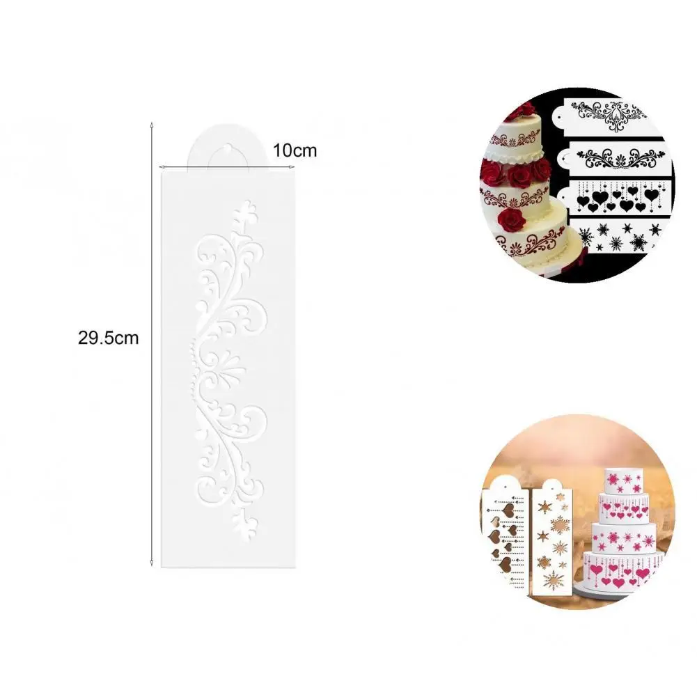 

Useful No Burrs DIY Extremely Flexible Cake Rim Template for Parties Cake Decoration Mold Cake Decoration Stencil