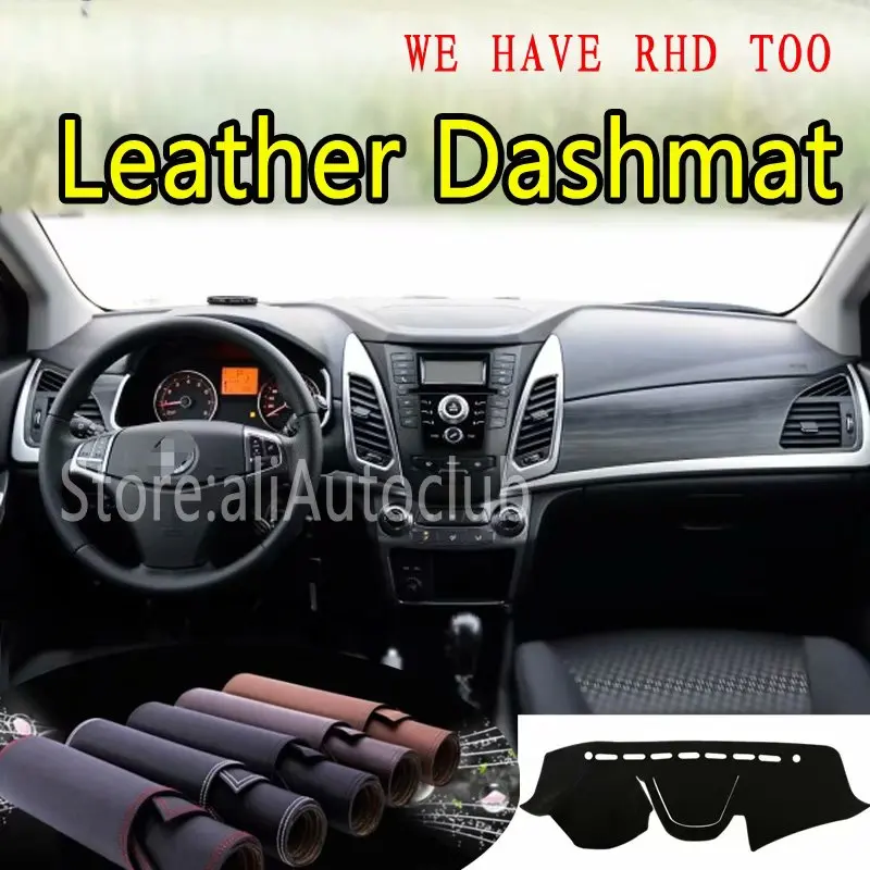

For Ssangyong Korando 2010 2011 2015 2016 2017 2018 2019 Leather Dashmat Dashboard Cover Dash Carpet Custom Car Styling Lhd+rhd