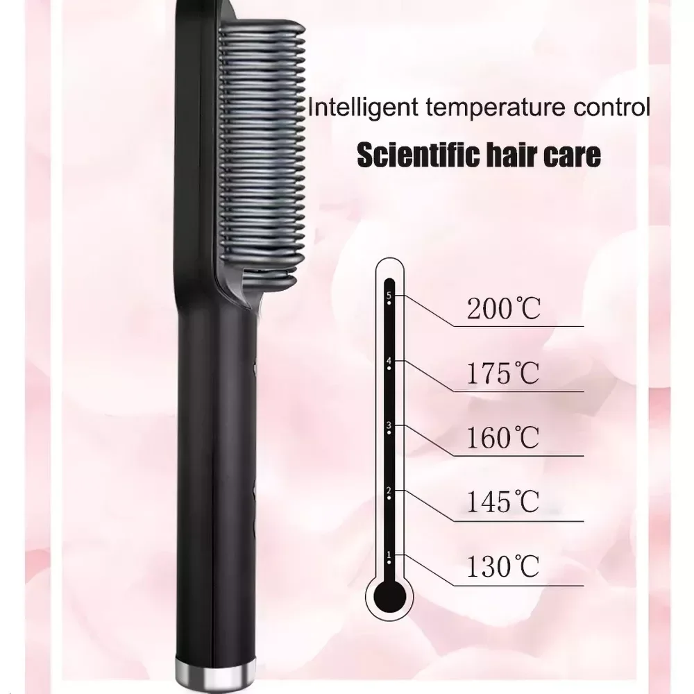 in Private link  Pro Hair Straightener Brush sonic home appliance hair dryer Hair trimmer machine barber enlarge